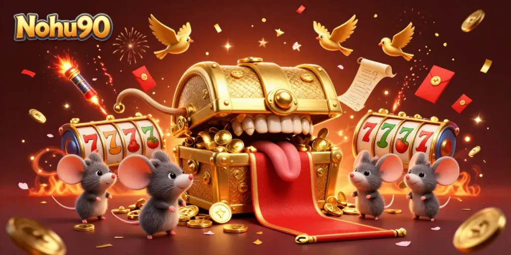 Nohu90 offers gamblers a vibrant and rich online casino experience with cartoon style slot games.