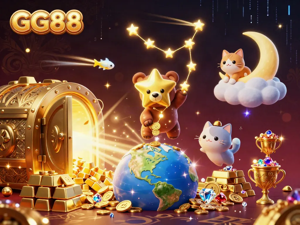 Experience the excitement at GG88 with a magical 3D casino world full of treasures and adventure.